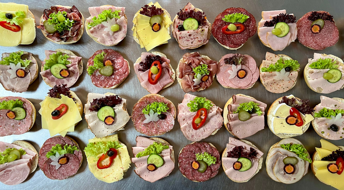 Halbe belegte Semmel TRADITIONELL