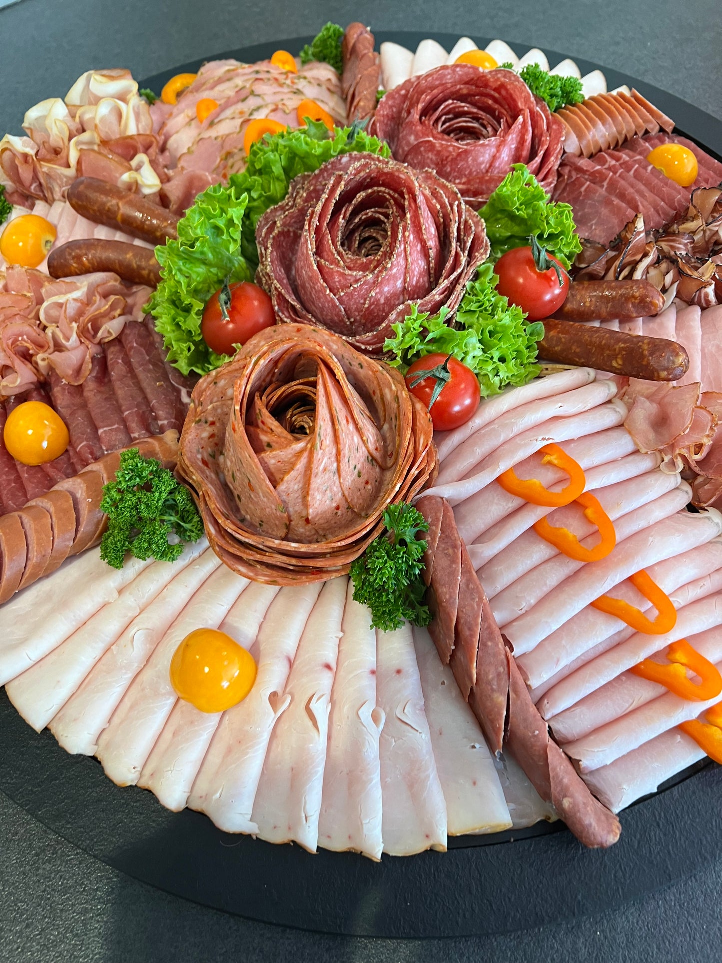 Schinken-Salami-Platte