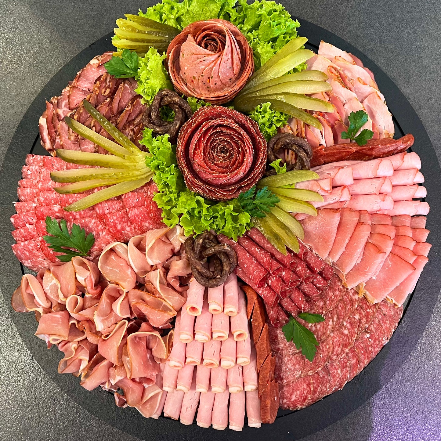 Schinken-Salami-Platte