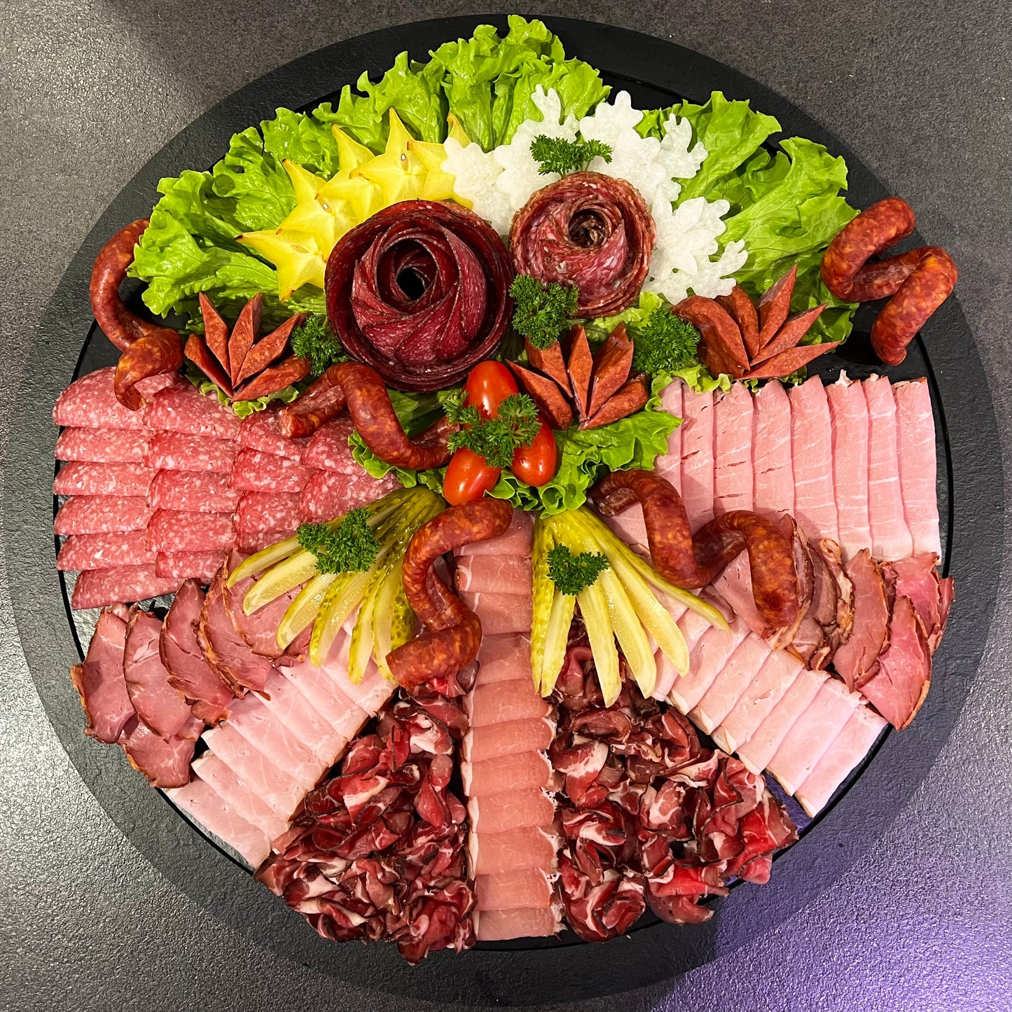 Schinken-Salami-Platte