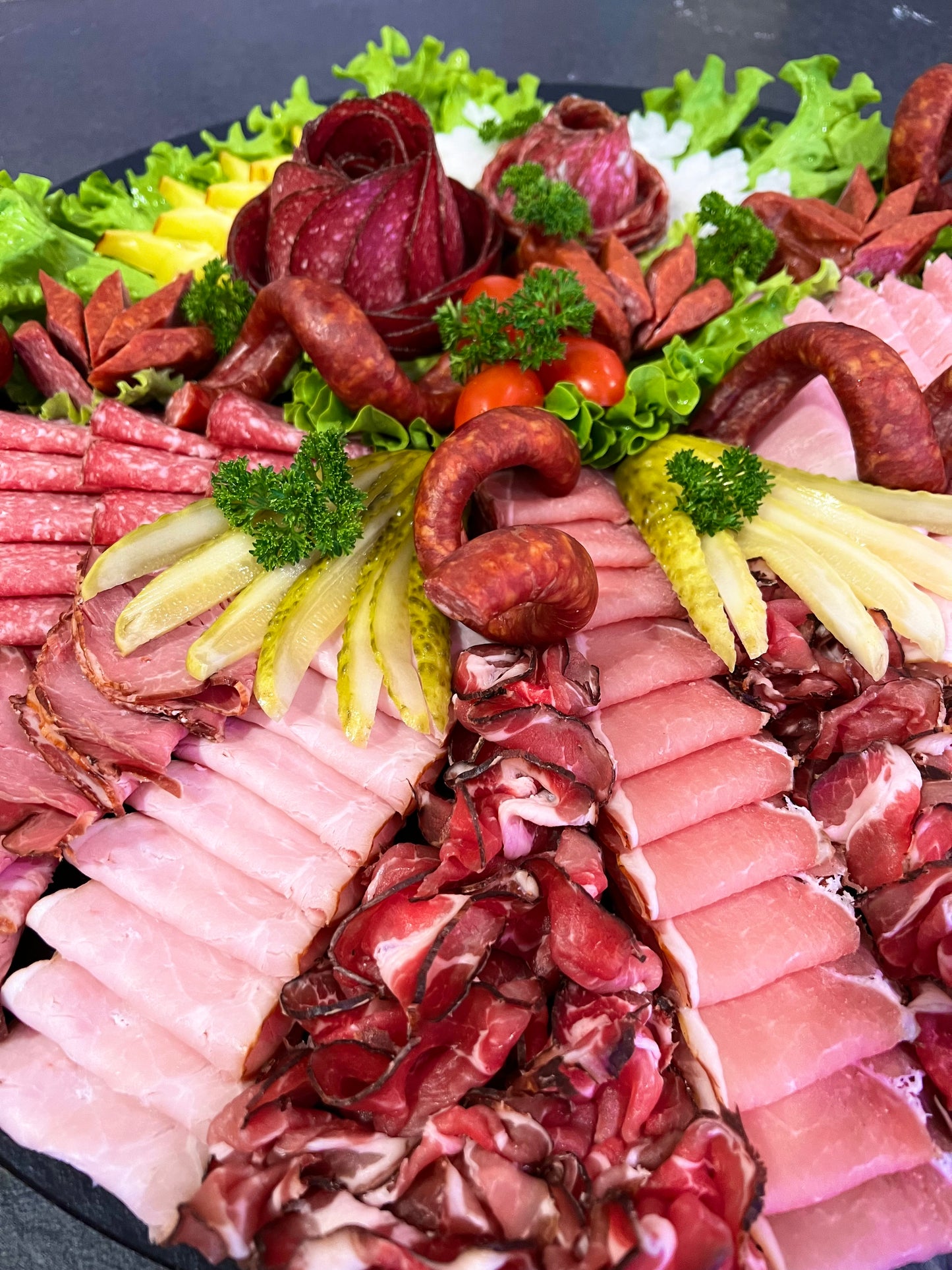 Schinken-Salami-Platte