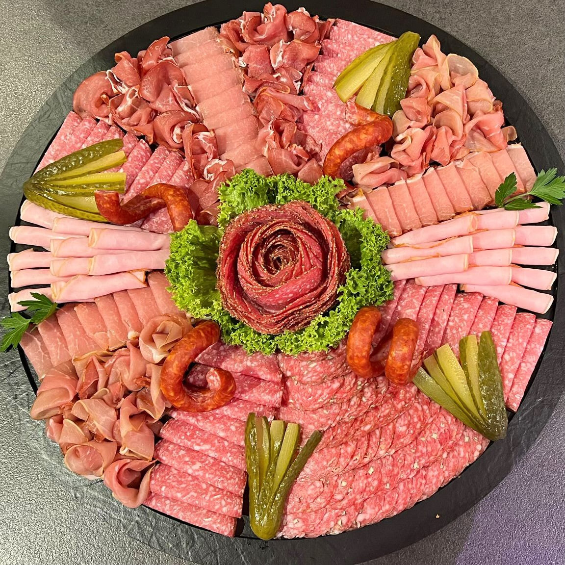 Schinken-Salami-Platte