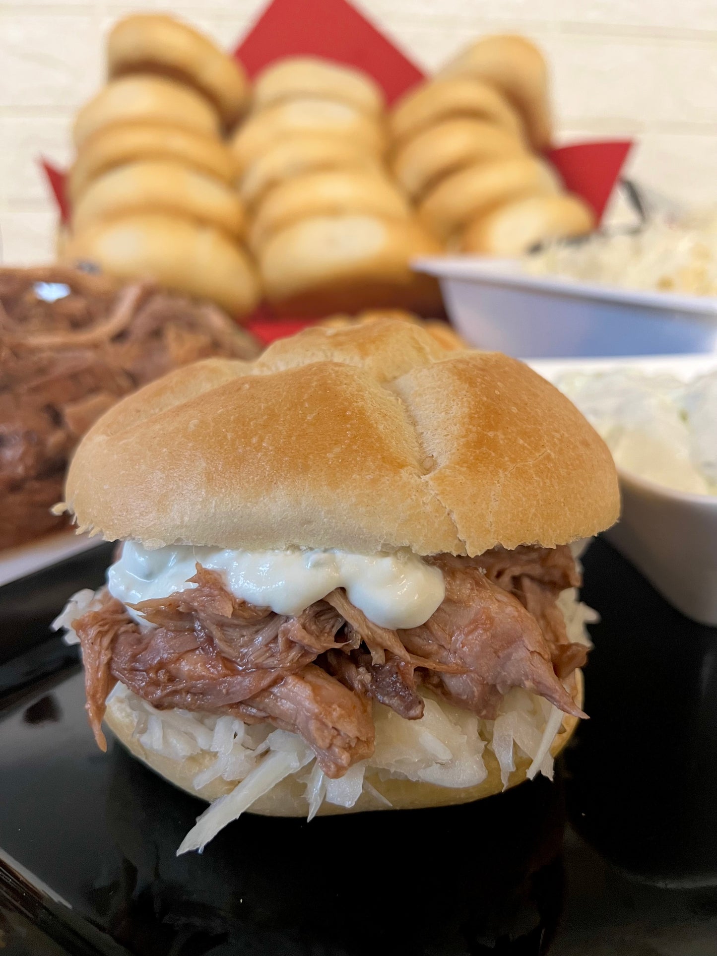 Low & Slow Party (Pulled Meat) für 10-15 Personen